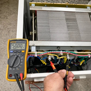 Marine 3-Phase Frequency and Voltage Converter 40KW to 100KW with Remote Monitoring System, Input any between 190 and 500VAC, 50 or 60Hz, Output 3-Phase 220/380VAC - 230/400VAC 50Hz or 120/208VAC 60Hz MOD 503XX